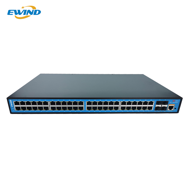 48 Port Uplink 4 * 10GBASE-X SFP+ Layer 3 Managed Gigabit Ethernet Switch Network With Lower Price