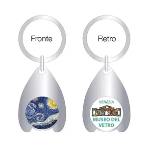 Portachiavi con Base in Metallo Personalizzabile per Merchandising - Product Image 1