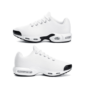 Personnalisable hommes respirant chaussures de sport décontracté semelle souple marche course maille lacets automne absorbant les chocs coussin d'<span class=keywords><strong>air</strong></span> - Product Image 1