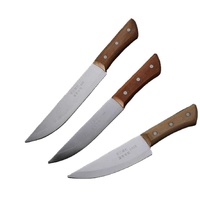 Couteau de boucher pour désossage et écorchage, couteau pointu pour la découpe de viande de bovin, ovine et porcine, couteau à désosser