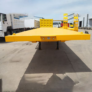 Semirremolque de Plataforma Plana Chengda de 2 Ejes para Transporte de Mercancías, Carga de Contenedores de 20 pies/40 pies - Product Image 2