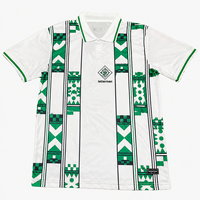 Camiseta de Fútbol Edición Fan, Cuello en V, Manga Corta, Transpirable, Secado Rápido, Anti-UV, 100% Poliéster, Unisex, Corte Holgado, Impresión Digital Personalizada
