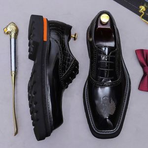 Zapatos de Hombre de Lujo de Diseñador, Novedad 2025, Superventas, Estilo Británico Niuli, Casuales de Negocios, con Suela Gruesa, Formales, Transpirables y Ligeros - Product Image 2