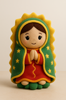 OEM personnalisé religieux série Notre-Dame de Guadalupe jouet en peluche mignon dessin animé poupée vacances ambiance église cadeau oreiller pendentif