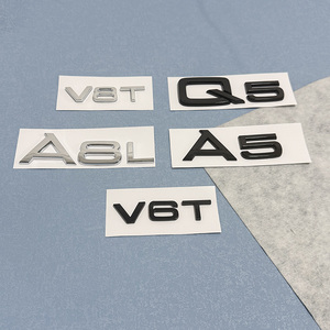 Pegatinas De Emblema Para Audi A1 A3 A4 A5 A6 - Insignias Decorativas 3.0 TDI / 2.0 TDI, Fácil Instalación