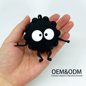 Jincan Novedosa Bola Antiestrés 3D de Silicona Pequeña con Diseño de Rata, Llavero de Juguete para Niños - Product Image 3