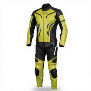 Combinaison de course en cuir pour moto, style personnalisé, prix de gros moins cher, dernière collection, pour hommes, été et hiver - Product Image 1