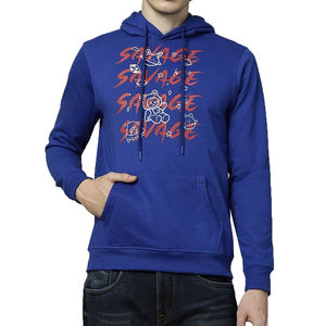 Streetwear personnalisé 2025 Vêtements Sports Fitness Basics, Pull à manches longues en coton mélangé Sweats à capuche imprimés en coton pour hommes - Product Image 1