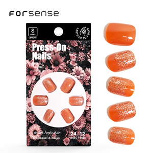 High Quality Short square Press on <strong>Nails</strong> for Girls White <strong>pink</strong> Ombre Designs Fake <strong>Nails</strong> Custom Packaging Box Reusable False <strong>Nails</strong> - Product Image 3