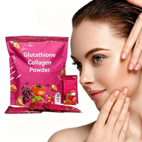 Glutathion Collageen Poeder 30 Sachets voor Volwassenen Huidverzorging Dagelijkse Beauty Supplement Aangepaste Label OEM