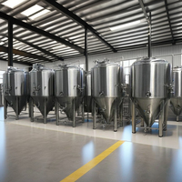 Cuve de Fermentation Tout-en-un 1000L-2000L Qingdao pour Alcool et Bière avec Récipient Sous Pression Capacité 5000L Haute Productivité