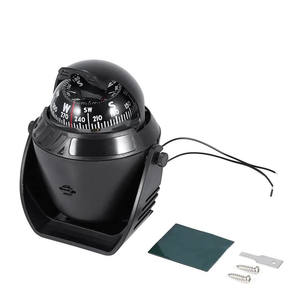 Boussole Marine Bateaux Surface Montage tableau de Bord Illuminé Boussole Navire Électronique Mer Boussole Ventouse - Product Image 1