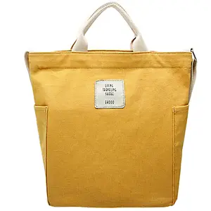 Casual Simple Art Canvas Bag Portable Messenger Girls Student Fashion Bags