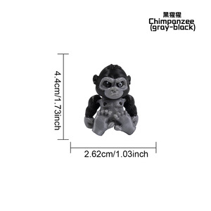 Juego de Juguetes Promocionales de Impresión 3D: Lindos Juguetes de Animales Pequeños Impresos en 3D con Múltiples Articulaciones para Niños en Varios Colores - Product Image 6