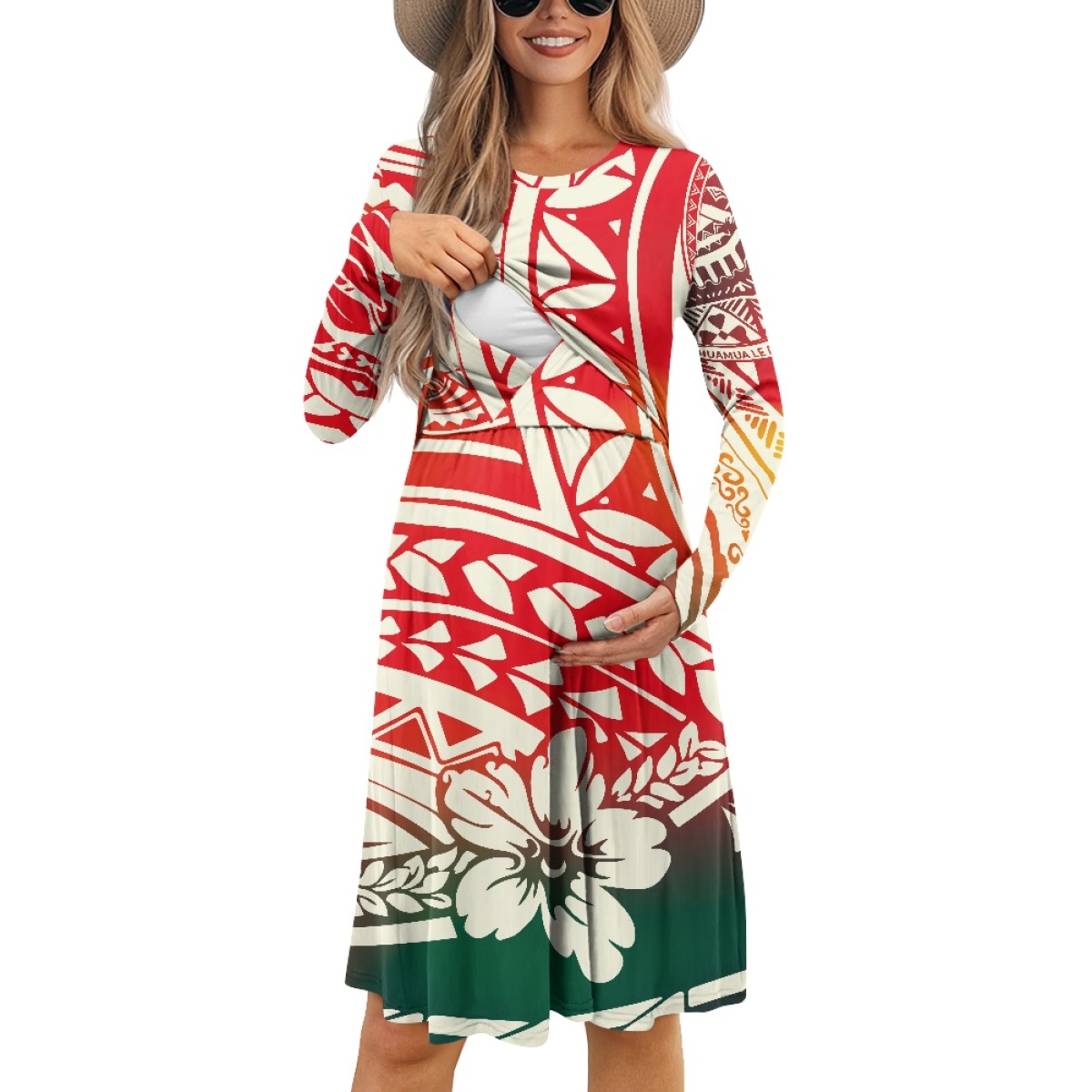 chinese dress ladies The Daisy Breastfeeding Dress- restock end of April – Lyla and Leche main image 0