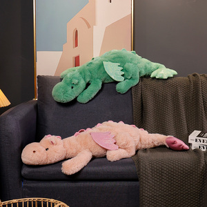 新しいスタイルのカスタム加重ぬいぐるみ動物ぬいぐるみ枕ディノ加重ロングピローギフト用 - Product Image 4