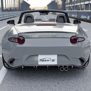 มาสด้า MX-5 Miata ND 2016+ ชุดแต่งช่องระบายอากาศกันชนหลัง สีดำเปียโน ลายคาร์บอนไฟเบอร์ วัสดุ ABS ติดตั้งง่าย - Product Image 1