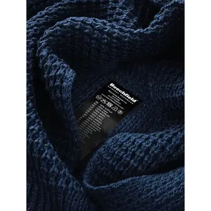 Écharpe en tricot gaufré classique, marchandise personnalisée - Product Image 3