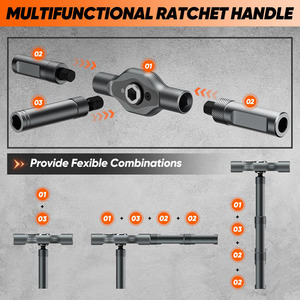 42 in 1 Multifunctional Magnetic <b>Screwdriver</b> <b>Set</b> Detachable T-Shaped Ratchet for Diy Household Maintenance Tool Kit 42 in 1 42 I - Product Image 2