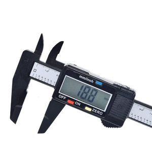 नई आगमन 150mm 6 इंच एलसीडी डिजिटल इलेक्ट्रॉनिक कार्बन फाइबर Vernier कैलिपर गेज माइक्रोमीटर मापने उपकरण - Product Image 1