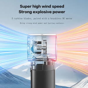 Ngoài Trời 5 Tốc Độ Mini Thông Gió Túi Cầm Tay Làm Mát Không Khí <span class=keywords><strong>Fan</strong></span> Có Thể Sạc Lại Cá Nhân <span class=keywords><strong>Fan</strong></span> USB Nước Sương Mù Quạt Di Động - Product Image 5