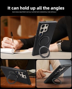 Cho <span class=keywords><strong>Samsung</strong></span> <span class=keywords><strong>Galaxy</strong></span> S24 siêu trường hợp Vòng đứng & chân đế <span class=keywords><strong>Samsung</strong></span> S23 siêu từ da Bìa <span class=keywords><strong>Samsung</strong></span> S25 siêu trường hợp điện thoại - Product Image 2