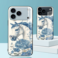 Coques de téléphone en verre trempé personnalisées avec logo imprimé, échantillons gratuits, fournitures d'usine pour iPhone 17 Pro Max, 18 Pro Max, 18, 18 Pro