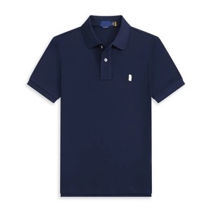 Camisa de Algodón Puro para Hombre, Marca RL <span class=keywords><strong>Ralph</strong></span>, Antiarrugas, Cómoda, Casual, Lisa, Bordada, de Manga Corta, Ventilada, Lavable a Máquina - Product Image 1