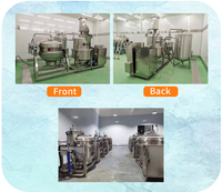 Suikeroplossingsmachine voor gekonfijt fruit, roestvrijstalen verwerkingsmachine voor een fabriek voor geconserveerd fruit