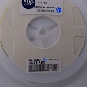 Whole -Sale RR1608 0603L0R50FT 0603 1608 Resistors SMD Low Resistance Resistors 0.5ohm 1% 1/10W Thick Film Resistor - Product Image 1