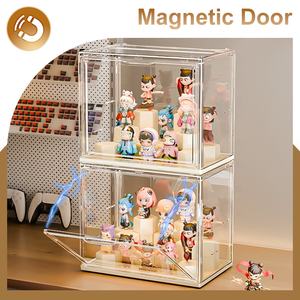 Mini <span class=keywords><strong>boîte</strong></span> aveugle transparente à empiler DIY, présentoir de bureau, organisateur de modèles de poupées, <span class=keywords><strong>boîte</strong></span> de rangement <span class=keywords><strong>en</strong></span> <span class=keywords><strong>plastique</strong></span> <span class=keywords><strong>avec</strong></span> <span class=keywords><strong>couvercle</strong></span> - Product Image 2