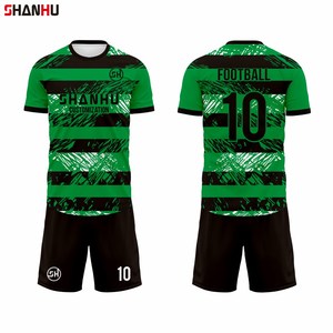 Divise da calcio sportive personalizzate autentica maglia da calcio Oversize maglia nera maglia italiana calcio - Product Image 4