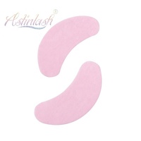 Coussinet sous les yeux rose de haute qualité patchs Hydrogel non pelucheux masque d'extension de cils sensibles professionnels coussinets de Gel