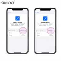 SINLOCE Diagnostic pour batteries d'occasion avec amélioration de l'état de santé à 100 % pour iPhone 15 Plus