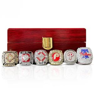 Anillo de <span class=keywords><strong>Campeonato</strong></span> de la MLB de Filadelfia 1980-<span class=keywords><strong>2022</strong></span>, Juego Completo Personalizado, Joyería de Béisbol Moderna y a la Moda con Incrustaciones de Diamantes de Imitación - Product Image 1