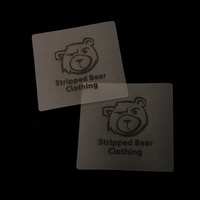 Haute Fréquence Personnalisé Mini Étiquettes Impression Ours Mignon Animal Logo Transparent TPU Maillots De Bain Étiquettes