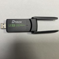 DTECH 2,4G/5G Dual Band 1300M Tarjeta de red inalámbrica AC 1300Mbps Wi-fi Adaptador USB para PC Laptop
