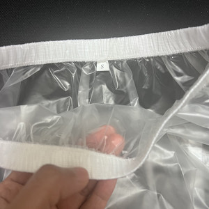 Многоразовые прозрачные подгузники для взрослых брюки с полиэтиленовой пленкой дышащий водонепроницаемый чехол для ухода за недержанием - Product Image 4