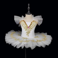 Robe de danse de ballet professionnelle pour filles-Swan Lake Performance Wear Tutu Jupe Outfit-Costume de compétition de ballet pour enfants
