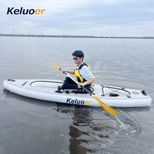 Kayak gonflable Pêche Océan Canoë Amovible Siège Unique <span class=keywords><strong>K2</strong></span> Sports Nautiques Kayak - Product Image 5