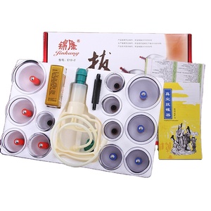 Juego de ventosas de vacío de plástico de 12 piezas para terapia de ventosas, proveedor de fábrica JINKANG - Product Image 1