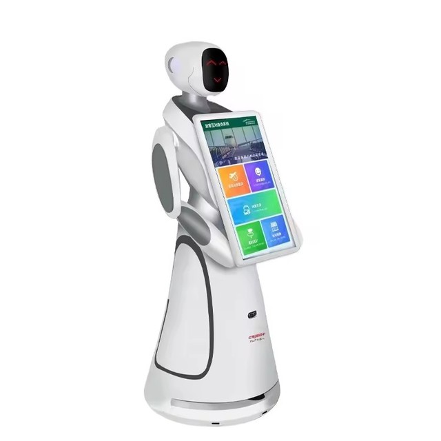 Hot Selling CSJBOT Amy Ai Real Powered Camera Robot Made China Intelligent Humanoid Commercial Delivery Robot SLAM Lidar Android
