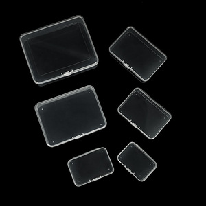 Transparent Plastic Storage <b>Boxes</b> <b>With</b> <b>Lid</b> For Tools Parts Accessories Desktop Organizer <b>Small</b> Size K Combination Yiwu Origin - Product Image 3