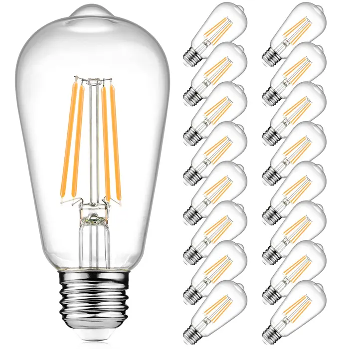 Factory Outlet Antique LED Filament Bulbs 6W Equivalent 60W E26 Base LED Edison Bulbs
