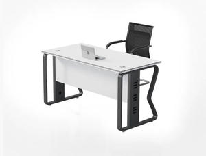 Silla de escritorio de oficina simple y moderna, combinación de escritorio de ordenador con pantalla cara <span class=keywords><strong>a</strong></span> cara para dos personas para uso doméstico - Product Image 5