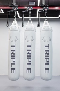 Đấm túi nhà Máy Giá huỳnh quang MMA Kick Boxing nặng Túi PVC da PU Chất liệu 6ft/5ft cao thoải mái kháng khuẩn - Product Image 3