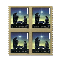 Estampillas Postales Forever, Etiquetas de Papel de EE. UU., Etiquetas Navideñas Tradicionales 2016, Pegatinas de la Natividad de Jesús, Servicio Local de EE. UU.