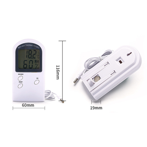 -10 ~ 50C Digitaler Temperatur-Feuchtigkeit messer für den Innenbereich mit Temperatur anzeige Wand montage Tragbare elektrische analoge Temperatur - Product Image 6