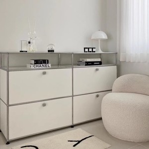 Modern Stainless Steel Modular Storage Cabinet Multifunctional Simple Ins Decorative Sideboard Living Room Home Furniture 4 - Product Image 3
