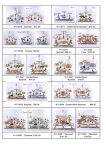 Juego de Soportes Altos para Tartas de Metal Galvanizado Serie Plateada Bandeja de Boda Mesa de Exhibición para Postres y Aperitivos Estilo Espejo de 3 a 16 Piezas - Product Image 6